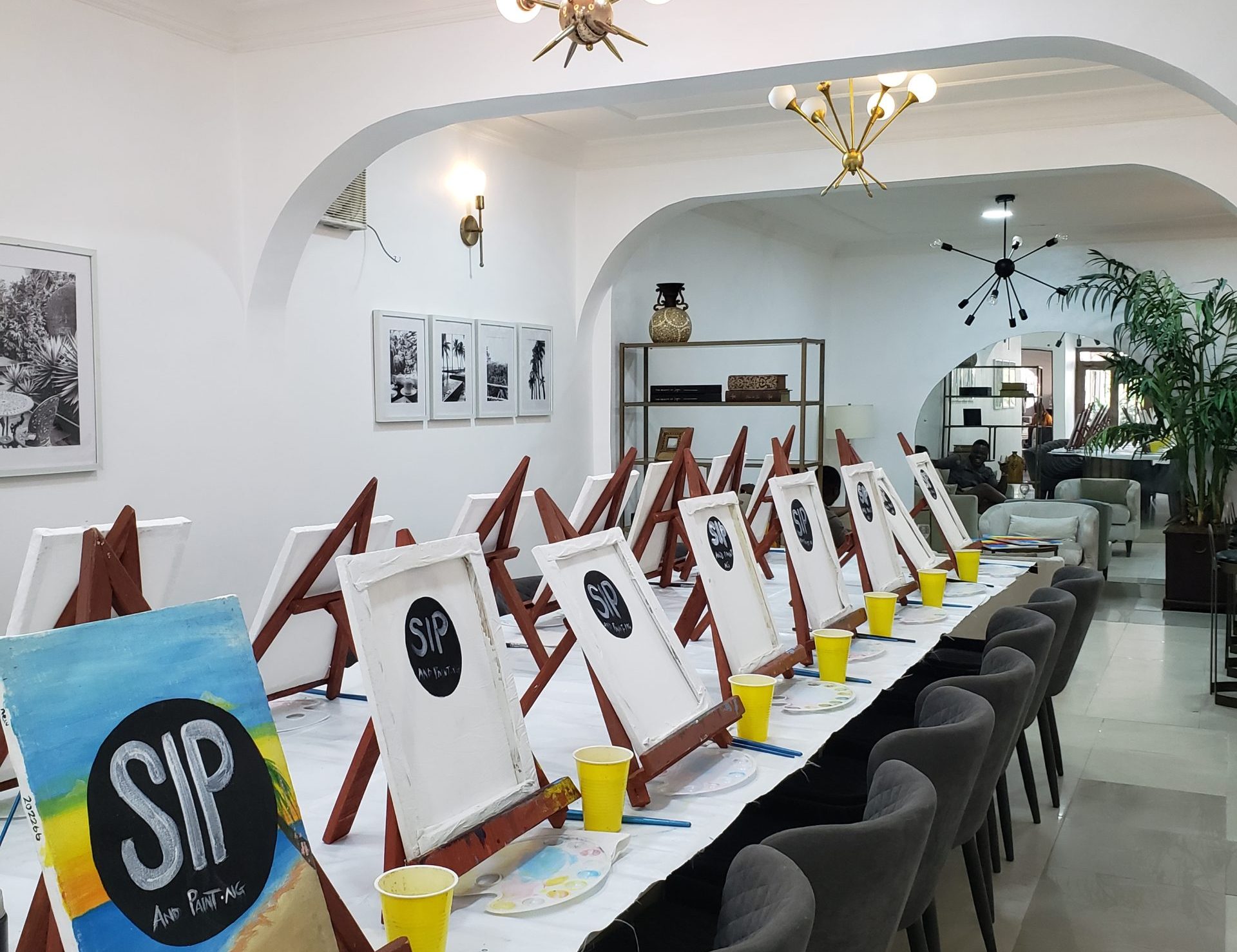 Sip and Paint in Lagos Alali